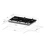 Imagem de Cooktop 5 Bocas à Gás Automático Platinium Prime Bivolt Escovado Fischer