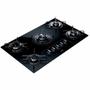Imagem de Cooktop 5 Bocas a Gás Consul CD075AE com Botão Controle Fácil e Mesa de Vidro Preto Bivolt