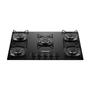 Cooktop 5 Bocas a Gás Continental Mesa de Vidro Preto com Acendimento Automático (KC5GR) Imagem de Cooktop 5 Bocas a Gás Continental Mesa de Vidro Preto com Acendimento Automático (KC5GR)