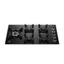 Imagem de Cooktop 5 Bocas a Gás Electrolux Mesa Vidro Expert ChamaPrecisa e Grade Ferro Fundido (KE5GW)