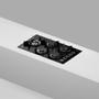 Imagem de Cooktop 5 Bocas a Gás Electrolux Mesa Vidro Expert ChamaPrecisa e Grade Ferro Fundido (KE5GW)