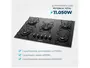 Imagem de Cooktop 5 Bocas a Gás GLP Mondial Mesa de Vidro Preto Acendimento Automático CTG-02