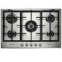Imagem de Cooktop 5 Bocas Brastemp Gourmand Inox com Duplachama e Trempe com Ferro Fundido - BDK75DR