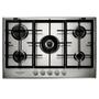 Imagem de Cooktop 5 bocas Brastemp Gourmand Inox com duplachama e trempe com ferro fundido - BDK75DR