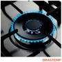 Imagem de Cooktop 5 Bocas Brastemp Gourmand Inox com Duplachama e Trempe com Ferro Fundido BDK90DR