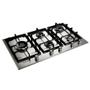 Imagem de Cooktop 5 bocas Brastemp Gourmand Inox com duplachama e trempe com ferro fundido - BDK90DR