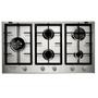 Imagem de Cooktop 5 bocas Brastemp Gourmand Inox com duplachama e trempe com ferro fundido - BDK90DR