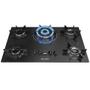 Cooktop 5 Bocas Mueller MCG5BC Tripla Chama Preto Bivolt Imagem de Cooktop 5 Bocas Mueller MCG5BC Tripla Chama Preto Bivolt