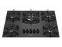 Cooktop 5 bocas Mueller Tripla Chama Mesa de Vidro Bivolt Imagem de Cooktop 5 bocas Mueller Tripla Chama Mesa de Vidro Bivolt