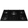 Imagem de Cooktop 5 Bocas Preto com Mesa de Vidro e Tripla Chama Dako Supreme Bivolt