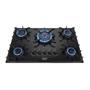 Imagem de Cooktop 5 Bocas Tripla Chama Vidro Temperado Itatiaia Itamaster Preto - Bivolt