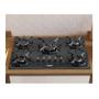 Imagem de Cooktop 5 Bocas Tripla Chama Vidro Temperado Itatiaia Itamaster Preto - Bivolt