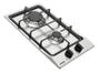 Imagem de Cooktop a gas domino ff 2gx 30 em aço inox 2 queimadores tramontina