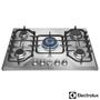 Imagem de Cooktop a Gás Electrolux com 05 Bocas, Superautomático Inox - GF75X