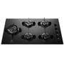 Imagem de Cooktop a Gás Electrolux em Vidro com 5 Bocas com Queimador Tripla Chama Lateral Preto - KE5TD