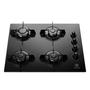 Imagem de Cooktop a Gás Electrolux Mesa de Vidro com 04 Bocas Preto - KE4GP