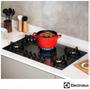 Imagem de Cooktop a Gás Electrolux Mesa em Vidro com 05 Bocas, Acendimento Super Automático e Tripla-Chama, Preto - KE5TP