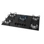 Imagem de Cooktop a Gás Fischer 5 Bocas Fit Line Preto  Bivolt