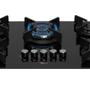 Imagem de Cooktop a Gás Fischer 5 Bocas Tripla Chama Infinity com Trempe de ferro fundido Mesa Vidro Bivolt