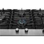 Imagem de Cooktop a Gás Fischer Ferro Fundido 5Q Mesa Vidro Platinium Preto Bivolt 33810-92122