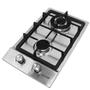 Imagem de Cooktop a Gás Suggar 2Q Ferro Fundido Inox Bivolt FG2002IX