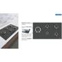 Imagem de Cooktop a Gás Tramontina Penta Side Plus Acendimento superautomático 5 Queimadores