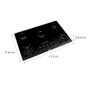 Imagem de Cooktop Brastemp 5 Bocas com Grades Piatina e Acendimento Automático Preto BDD75AE  Bivolt