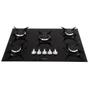 Cooktop Britania 5 Bocas Preto BCT5P Bivolt Imagem de Cooktop Britania 5 Bocas Preto BCT5P Bivolt