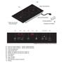 Imagem de Cooktop de Indução 2 Bocas 220v Touch Mesa Vitrocerâmica Fischer