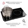 Imagem de  Cooktop de Indução 2 Bocas PandaPlus Preto 220V, Design Moderno e Compacto, Controle Digital, Proteção de Segurança e Ajuste de Temperatura