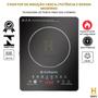 Imagem de Cooktop De Indução Elétrica Magnética Portátil Com Timer Digital Completo Linha Premium