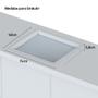 Imagem de Cooktop De Indução Embutir HQ 5 Bocas Painel Touch Free Zone 9000W Preto HQ-IDE9005/77CM-FZ 220V