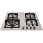 Imagem de Cooktop elettromec quadratto gás 4b 60cm bivolt ckg-4q-60-xq-3zea