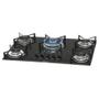 Cooktop Fischer 5 Bocas Mesa Vidro Tripla Chama Preto - Bivolt Imagem de Cooktop Fischer 5 Bocas Mesa Vidro Tripla Chama Preto - Bivolt