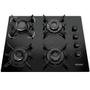 Imagem de Cooktop Itatiaia Electra 4 Bocas Com Mesa de Vidro Temperado e Acendimento Superautomático