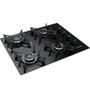 Imagem de Cooktop Itatiaia Electra 4 Bocas Com Mesa de Vidro Temperado e Acendimento Superautomático