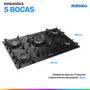 Cooktop Itatiaia Electra 5 Bocas Com Tripla Chama Mesa de Vidro e Acendimento Superautomático Preto Bivolt Imagem de Cooktop Itatiaia Electra 5 Bocas Com Tripla Chama Mesa de Vidro e Acendimento Superautomático Preto Bivolt
