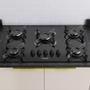 Imagem de Cooktop Itatiaia Electra 5 Bocas Mesa de Vidro Temperado e Acendimento Superautomático Preto Bivolt