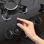 Imagem de Cooktop Itatiaia Electra 5 Bocas Mesa de Vidro Temperado e Acendimento Superautomático Preto Bivolt