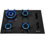 Imagem de Cooktop Mueller 4 Bocas com Queimador Tripla Chama MCG134BG1