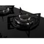 Imagem de Cooktop Nardelli NV4 Vidro Tripla Chama 4 Bocas Preto Bivolt