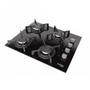 Imagem de Cooktop Vitrum Itatiaia Preto Rápido 4 Bocas Bivolt 3700000062