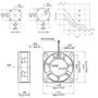 Imagem de Cooler 109P0424H7D27 24V 0.08A 1.92W 2L 2P 40X40X15 A1