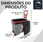 Imagem de Cooler Caixa Térmica 34 Litros com Rodinha Camping Pesca Praia Caixa Termica
