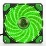 Imagem de Cooler Com Led Verde Gamer Cpu Computador 120mm Satellite