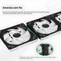 Imagem de Cooler CPU ARGB 360mm Teucer JM-1 - Ventilador com Caixa de Resfriamento Sem Fio PWM