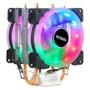 Imagem de Cooler de CPU Intel LGA 2011/1366/1700 e AMD - 3 Pin RGB - 90mm - 2 Heatpipes