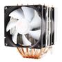 Imagem de Cooler de cpu pwm silencioso rgb 150w 6 heatpipes para intel lga 1150 1151 1155 1200 1366 2011 x79