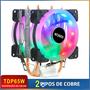 Imagem de Cooler de CPU RGB 90mm IWONGOU X99 - 3 Pinos, 2 Heatpipes - Compatível com Intel e AMD