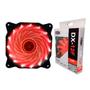 Imagem de Cooler Dex DX-12F 120mm LED Vermelho - 4421 - Empire